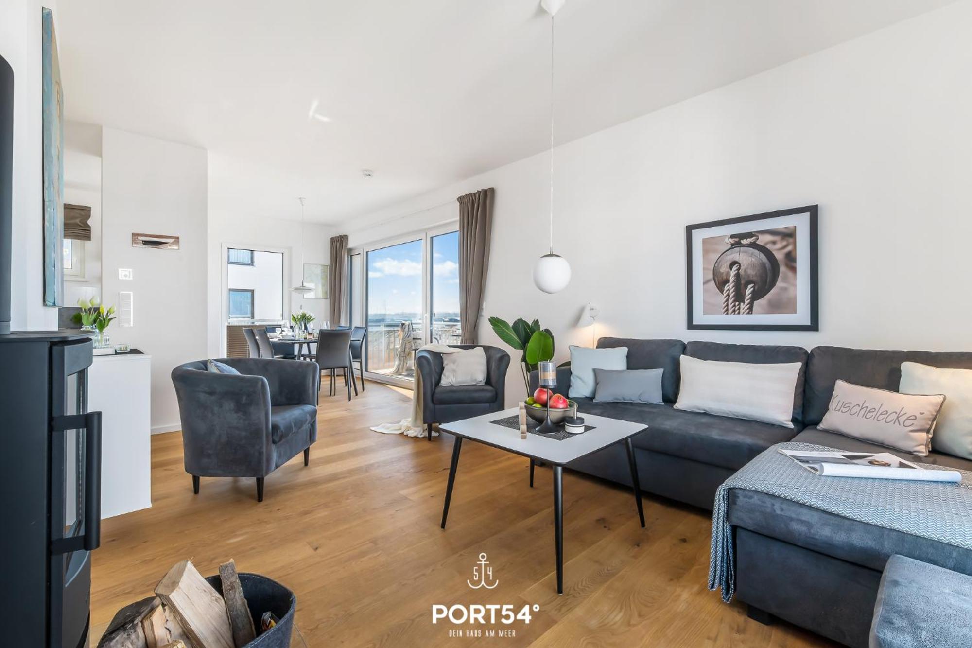 Penthouse Sonnendeck 22 Apartment Olpenitz Luaran gambar