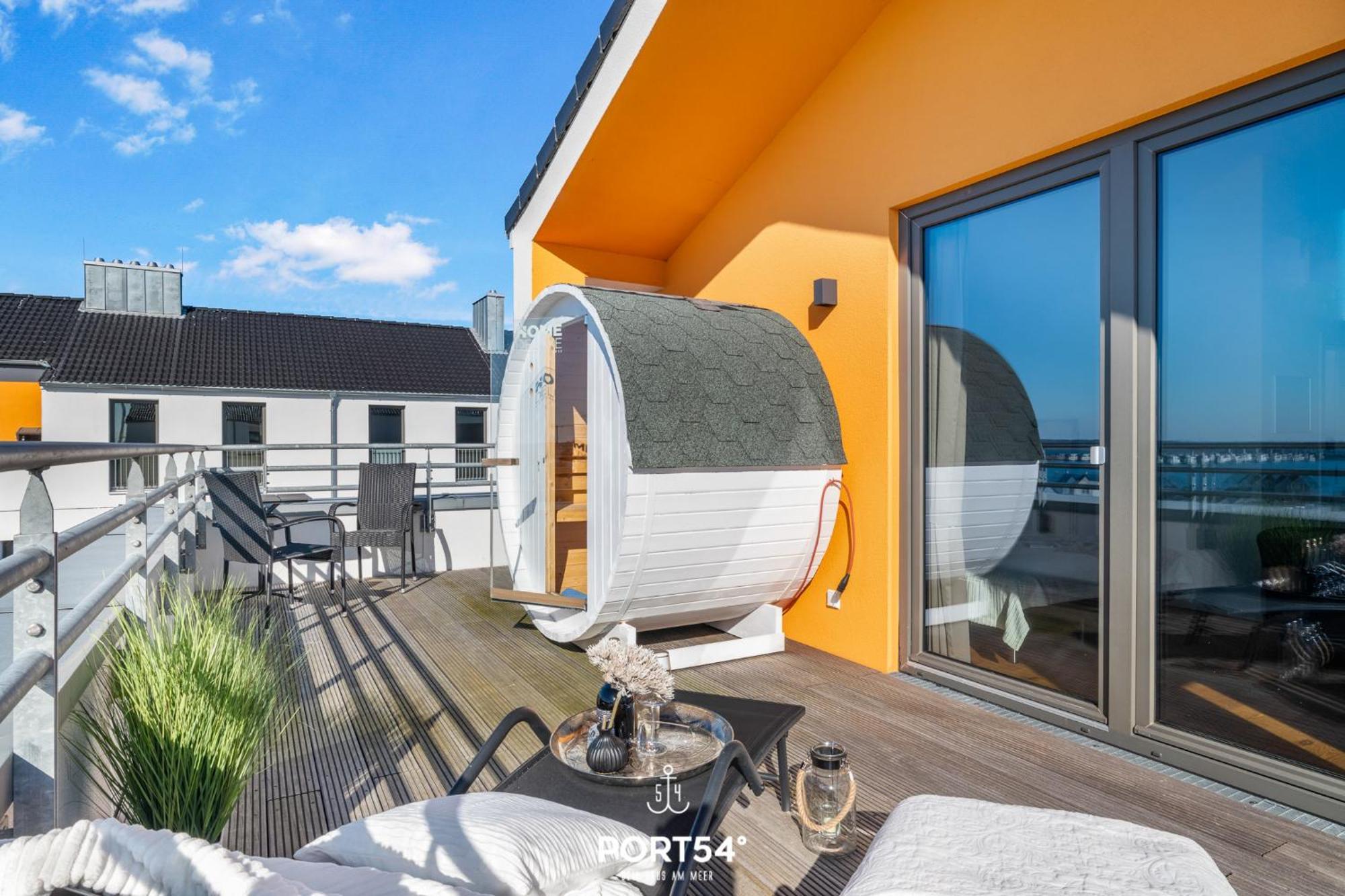Penthouse Sonnendeck 22 Apartment Olpenitz Luaran gambar